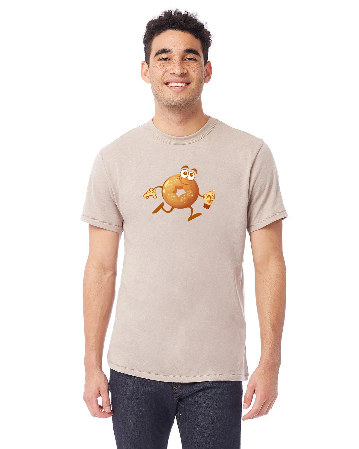 Unisex Running Cider Donut Tee 3 Unisex Running Cider Donut Tee