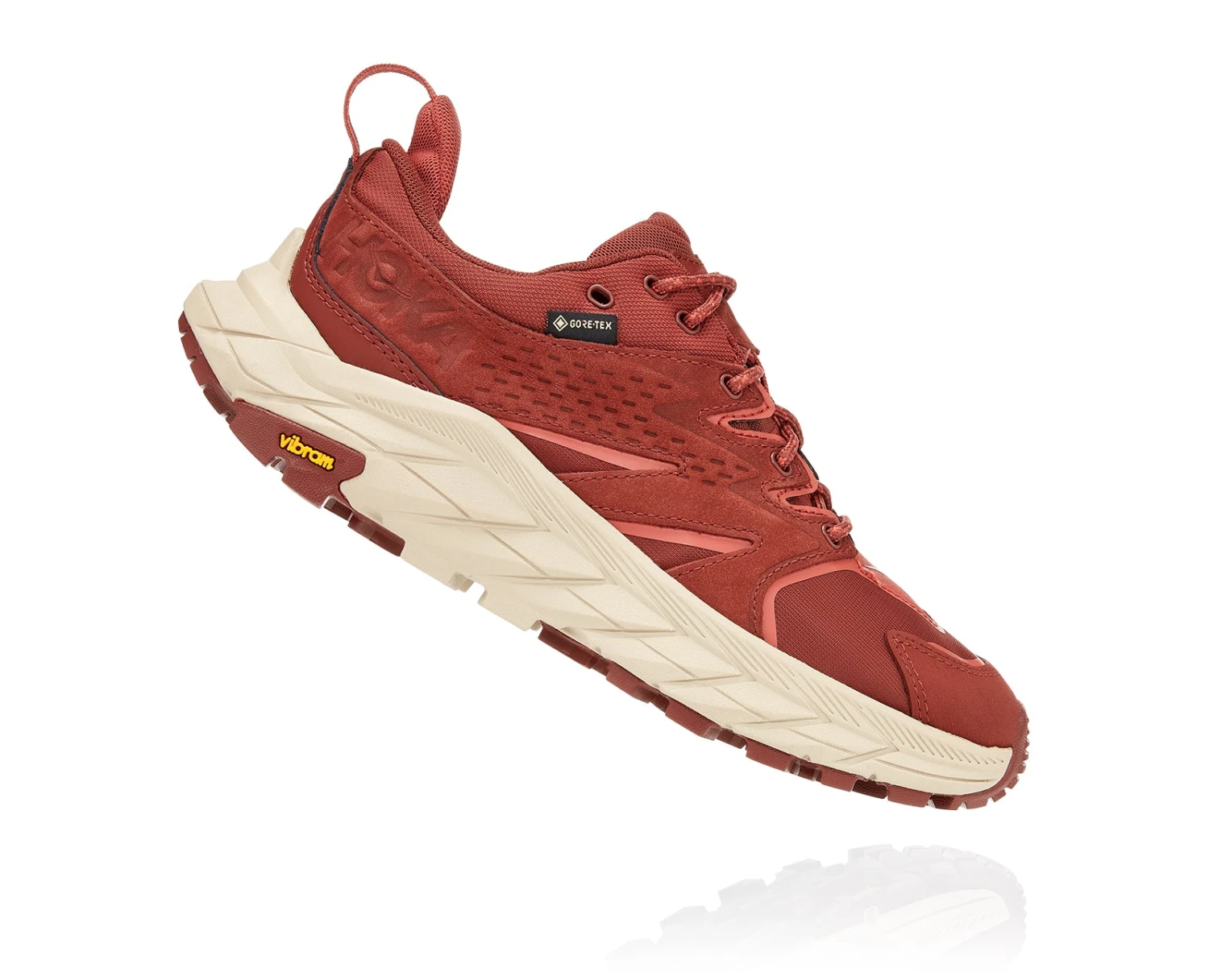 Hoka One One Women's Anacapa Low GTX - Cherry Mahogany/Hot Sauce (1119373-CMHS) 4 Hoka One One Women's Anacapa Low GTX - Cherry Mahogany/Hot Sauce (1119373-CMHS) - Image 2