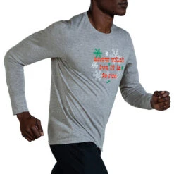 Brooks Men's Run Merry Distance Longsleeve - Heather Ash/Run Merry (211404047) 9 Brooks Men's Run Merry Distance Longsleeve - Heather Ash/Run Merry (211404047) -Sports Cheap Shop 211404 047 MV Run Merry Distance Graphic LS