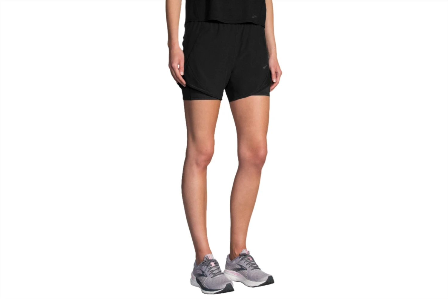 Brooks Women's Chaser 5" 2-IN-1 Short - Black (221464001) 3 Brooks Women's Chaser 5" 2-IN-1 Short - Black (221464001)