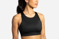 Brooks Women's Drive 3 Pocket Run Bra (350080) -Sports Cheap Shop 350080 001 MF Drive 3 Pocket Run Bra