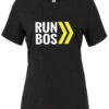 Women's RUN BOS Relaxed Triblend Short Sleeve Tee (TS-RUNBOS-6413)