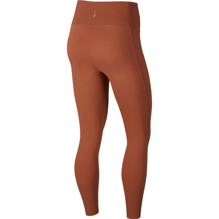 Nike Women's Yoga Luxe 7/8 Tights - Red Bark/Terra Blush (CJ4203-275) 10 Nike Women's Yoga Luxe 7/8 Tights - Red Bark/Terra Blush (CJ4203-275) - Image 8
