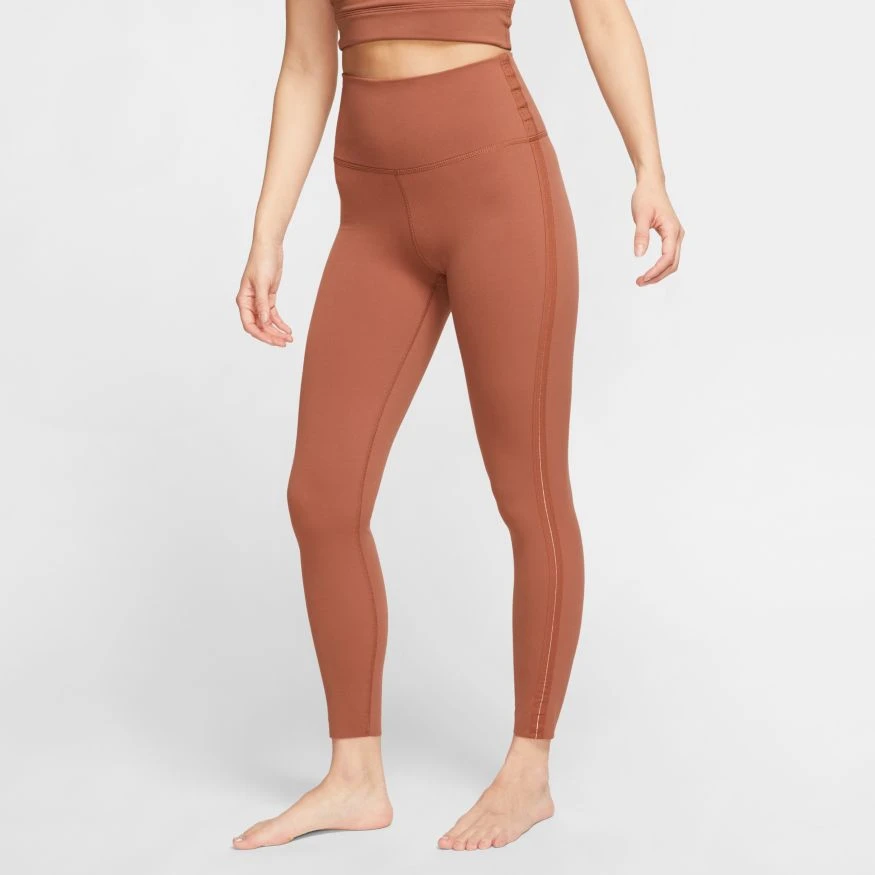 Nike Women's Yoga Luxe 7/8 Tights - Red Bark/Terra Blush (CJ4203-275) 3 Nike Women's Yoga Luxe 7/8 Tights - Red Bark/Terra Blush (CJ4203-275)