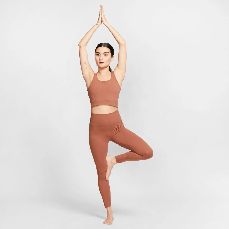 Nike Women's Yoga Luxe 7/8 Tights - Red Bark/Terra Blush (CJ4203-275) 8 Nike Women's Yoga Luxe 7/8 Tights - Red Bark/Terra Blush (CJ4203-275) - Image 6