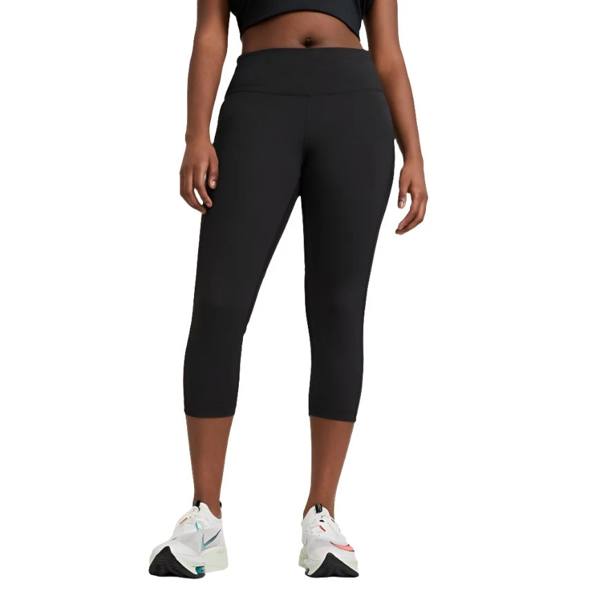 Nike Women's Mid-Rise Fast Crop Running Leggings - Black (CZ9238-010) 3 Nike Women's Mid-Rise Fast Crop Running Leggings - Black (CZ9238-010)