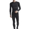 Craft Men's Active Intensity Crewneck Baselayer - Black/Asphalt (1907933-999995) -Sports Cheap Shop CraftMensCrewneckBaselayerBlack