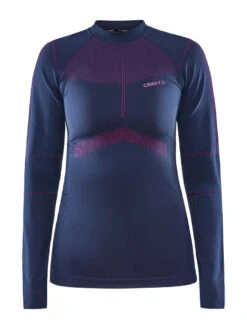 Craft Women's Active Intensity Crewneck Baselayer - Tide/Roxo (1907937-698486) -Sports Cheap Shop CraftWomensCrewneckBaselayerTide Roxo min