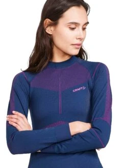 Craft Women's Active Intensity Crewneck Baselayer - Tide/Roxo (1907937-698486) -Sports Cheap Shop CraftWomensCrewneckBaselayerTide Roxo2 min