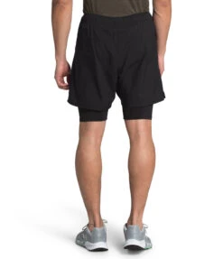 The North Face Men's Active Trail Dual Short - Black (NF0A48USJK3) -Sports Cheap Shop NF0A48US JK3 back 1