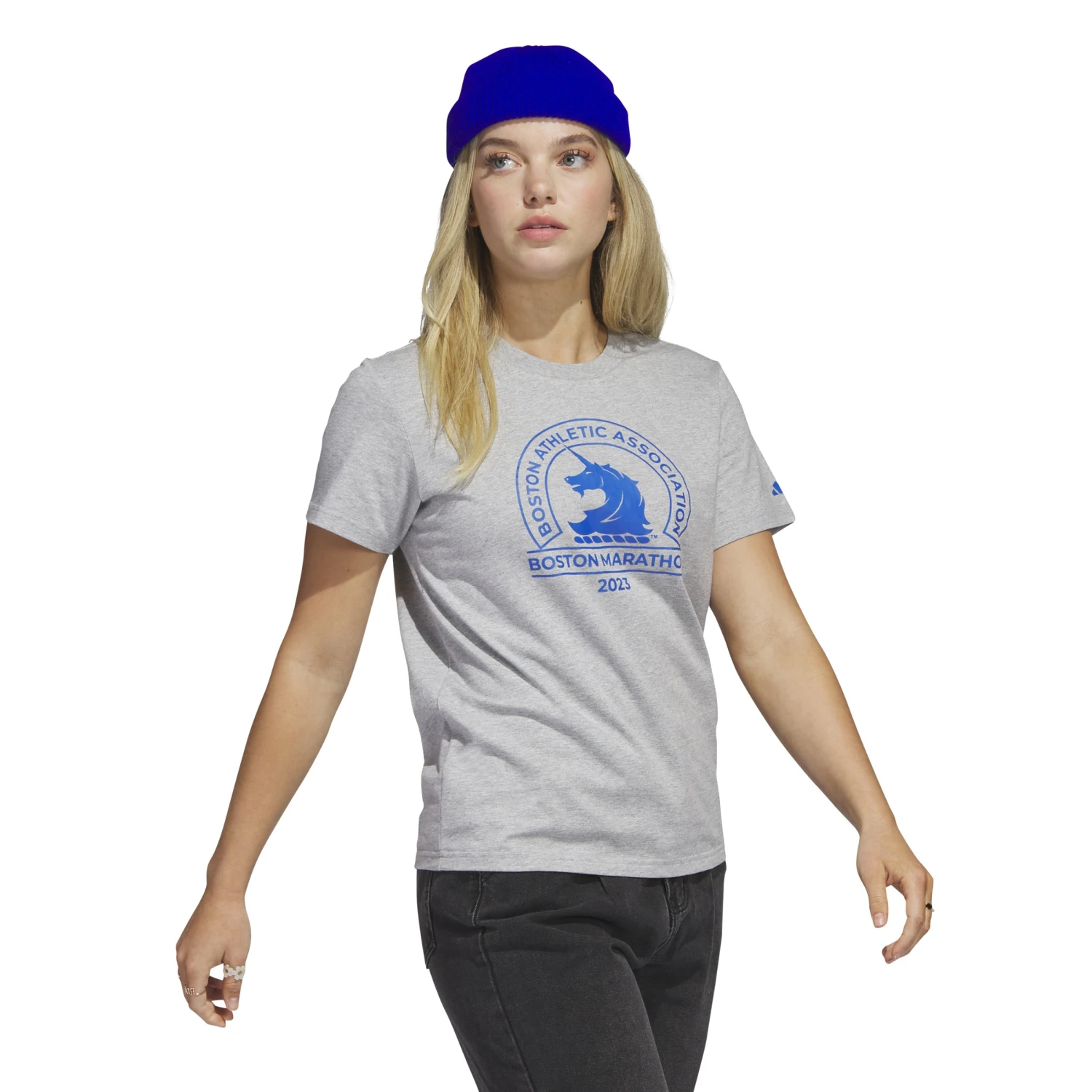 Adidas Women's Boston Marathon® Logo Tee 4 Adidas Women's Boston Marathon® Logo Tee - Image 2