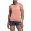 Adidas Women's Boston Marathon® 2023 Allover Print T-Shirt -Sports Cheap Shop adidas womens boston marathon 2023 allover print tee shirt pink 1