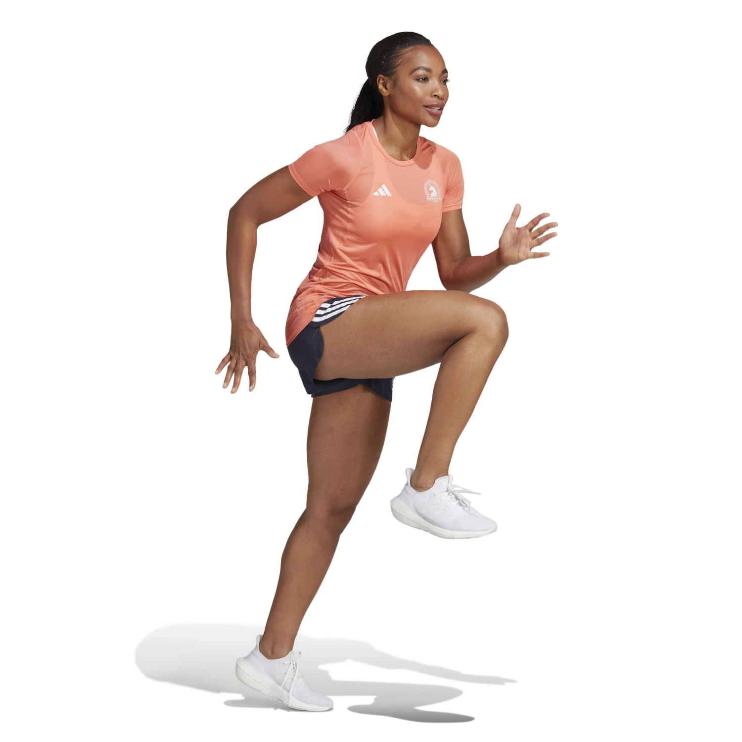 Adidas Women's Boston Marathon® 2023 Allover Print T-Shirt 4 Adidas Women's Boston Marathon® 2023 Allover Print T-Shirt - Image 2