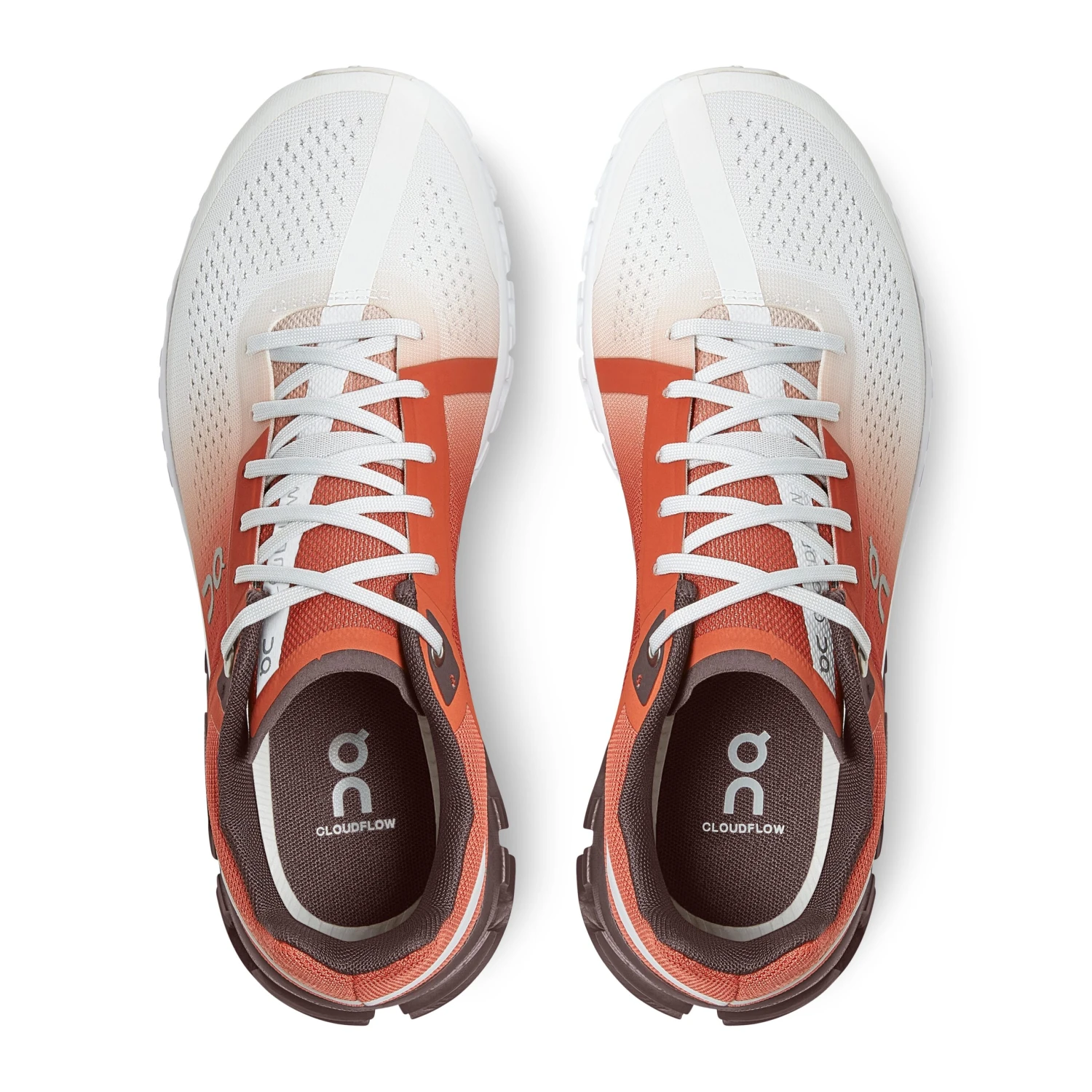On Running Women's Cloudflow - Rust/White (35.99232) 6 On Running Women's Cloudflow - Rust/White (35.99232) - Image 4
