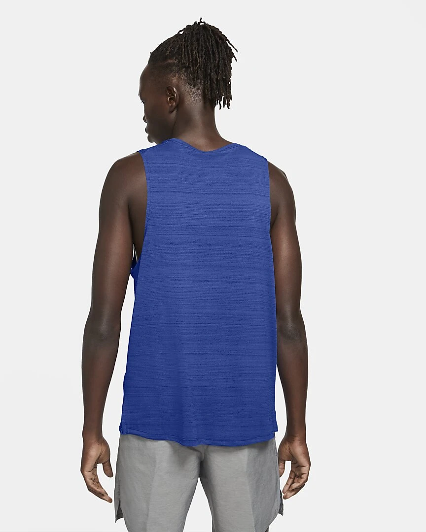 Nike Men's Dri-FIT Miler Tank - Game Royal (CU5982-480) 4 Nike Men's Dri-FIT Miler Tank - Game Royal (CU5982-480) - Image 2