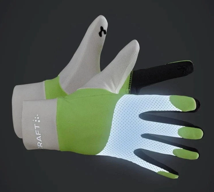 Craft ADV Lumen Fleece Glove - Ash White/Flumino (1909838-895851) 4 Craft ADV Lumen Fleece Glove - Ash White/Flumino (1909838-895851) - Image 2