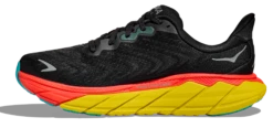 HOKA Men's Arahi 6 -Sports Cheap Shop hoka mens arahi 6 running shoe black red yellow