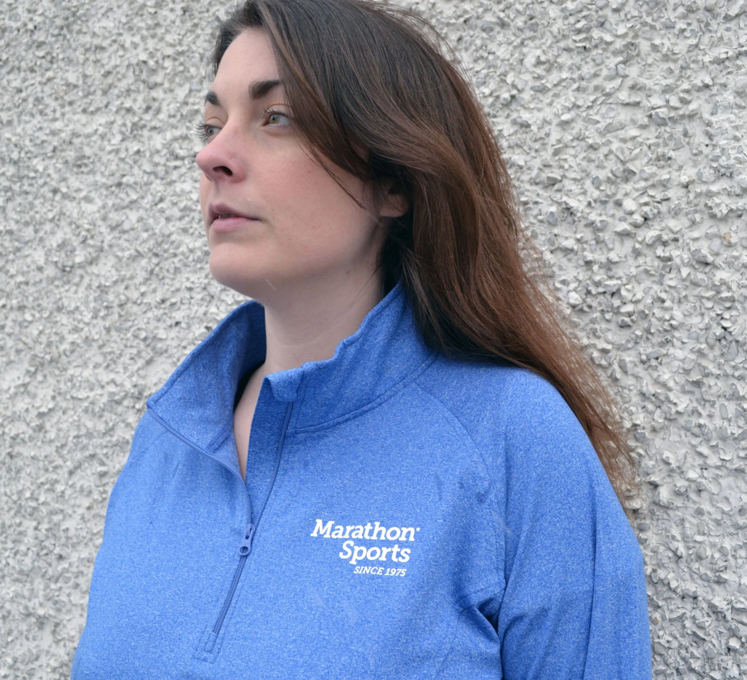 Marathon Sports Women's Logo Half Zip 3 Marathon Sports Women's Logo Half Zip