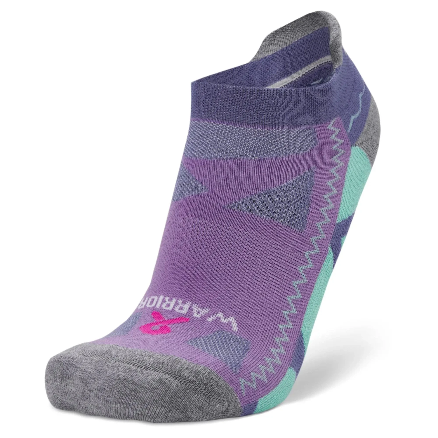 Balega Women's Grit And Grace Beautiful Warrior Running Socks - Violet (7496-6636) 4 Balega Women's Grit And Grace Beautiful Warrior Running Socks - Violet (7496-6636) - Image 2