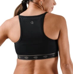 Rabbit Strappy Pocket Bra -Sports Cheap Shop rabbit womens strappy pocket bra black 1