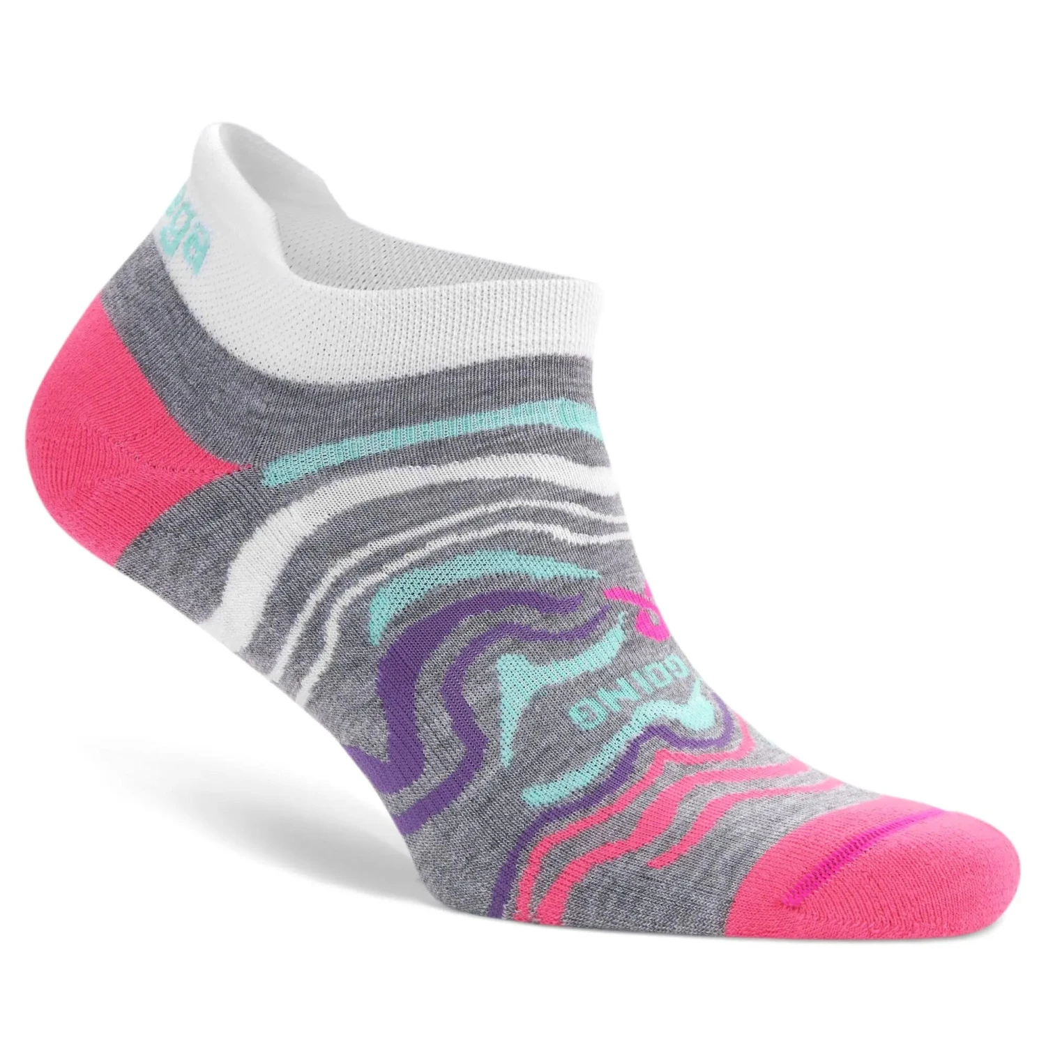 Balega Women's Grit And Grace Be Brave Keep Going Running Socks - Mid Grey (7495-0339) 3 Balega Women's Grit And Grace Be Brave Keep Going Running Socks - Mid Grey (7495-0339)