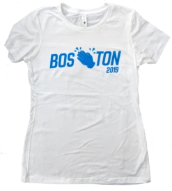 Women's Boston 2019 Emoji Tee - White (WBOS2019TEE)