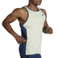 Brooks Men's Atmosphere Singlet -Sports Cheap Shop www brooksrunning com 211384 363 mb atmosphere singlet mens sleeveless running top 1