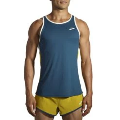 Brooks Men's Atmosphere Singlet -Sports Cheap Shop www brooksrunning com 211384 428 mv atmosphere singlet mens sleeveless running top 1